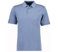 RAGMAN Herren Softknit-Polo mit Brusttasche Kurzarm, 540391, BLAU, 3XL