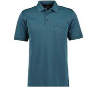RAGMAN Herren Softknit-Polo mit Brusttasche, Kurzarm Dunkelgrün-357, M