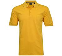 RAGMAN Soft Knit Regular Fit Poloshirt Kurzarm gelb