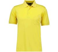 RAGMAN Herren Softknit-Polo mit Brusttasche, Kurzarm Gelb-524, XL