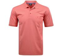 RAGMAN Herren Softknit-Polo mit Brusttasche, Kurzarm Hellrot-638, S
