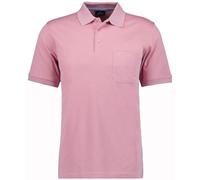 RAGMAN - Softknit-Polo mit Brusttasche, kurzarm rosa - Gr. - XL