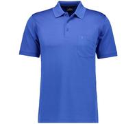 RAGMAN Herren Softknit-Polo mit Brusttasche, Kurzarm Royal blau-736, S