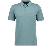 RAGMAN Herren Softknit-Polo mit Brusttasche, Kurzarm Salbei-344, XL