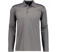 RAGMAN Herren Softknit-Polo mit Brusttasche, Langarm