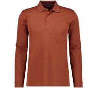 RAGMAN Herren Softknit-Polo mit Brusttasche, Langarm