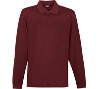 RAGMAN Herren Softknit-Polo mit Brusttasche, Langarm