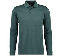 RAGMAN Herren Softknit-Polo mit Brusttasche, Langarm