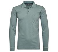 RAGMAN Herren Softknit-Polo mit Brusttasche, Langarm Salbei-344, 3XL