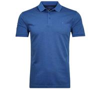 Poloshirt RAGMAN, Herren, Gr. M, blau (blau, melange, 765), 70% Baumwolle 30% Polyester, casual, regular fit, ohne Ausschnitt, Kurzarm, Shirts (28784968-M) blau, melange, 765