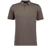 Poloshirt RAGMAN, Herren, Gr. L, braun (macchiato), 70% Baumwolle 30% Polyester, casual, regular fit, ohne Ausschnitt, Kurzarm, Shirts (45675453-L) macchiato
