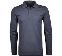 Ragman Poloshirt Langarm Piqué 70% Baumwolle/30% Polyester Regular Fit Herren XXL Marine