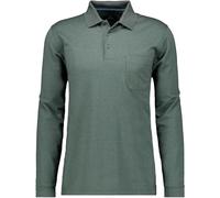 RAGMAN Herren Softknit-Poloshirt Fishnet, Langarm