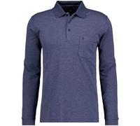 RAGMAN Herren Softknit-Poloshirt, Langarm Marine-070, L