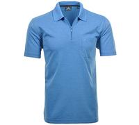 RAGMAN Regular Fit Poloshirt Kurzarm aqua