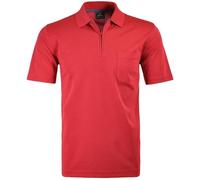 RAGMAN Herren Softknit-Poloshirt mit Zip XL, Erdbeere-665