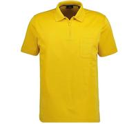 RAGMAN Herren Softknit-Poloshirt mit Zip Gelb-050, XL