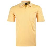 RAGMAN Herren Softknit-Poloshirt mit Zip Gelb-056, M