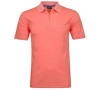 RAGMAN Softknit Regular Fit Poloshirt Kurzarm hellrot