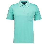 RAGMAN Herren Softknit-Poloshirt mit Zip Jade-338, L