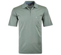 RAGMAN Herren Softknit-Poloshirt mit Zip M, Schilf-341