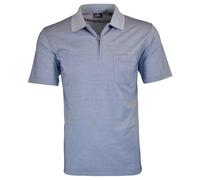 RAGMAN Herren Softknit-Poloshirt mit Zip Taube-073, M