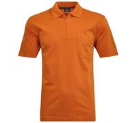 RAGMAN Herren Softknit-Poloshirt mit Zip L, Terra-580