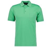 RAGMAN Herren Softknit-Poloshirt Uni, mit Brusttasche