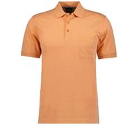 Ragman Herren Poloshirt Softknit Regular Fit mit Brusttasche Kurzarm Apricot