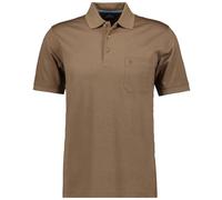 Ragman Herren Softknit-Polo 540391 Kurzarm mit Brusttasche Mokka Größe M