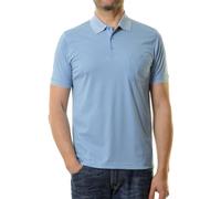 RAGMAN Herren Softknit-Poloshirt Uni, mit Brusttasche