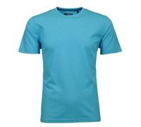 RAGMAN Herren Softknit T-Shirt, modern fit Ibiza Blau-742, 3XL