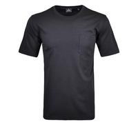 RAGMAN Herren Softknit T-Shirt Rundhals, mit Brusttasche XXL, Schwarz-009