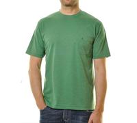 RAGMAN Softknit Regular Fit T-Shirt Rundhals smaragd, Einfarbig