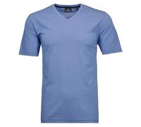 RAGMAN Herren Softknit T-Shirt V-Ausschnitt Blau-718, S