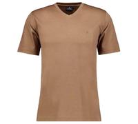 RAGMAN Herren Softknit T-Shirt V-Ausschnitt Kastanie-089, L
