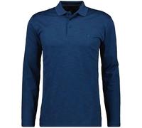 RAGMAN Herren Softknitpolo Flammdesign, Langarm Dunkelblau-793, M
