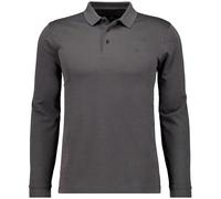 RAGMAN Herren Softknitpolo Langarm Modern Fit L, Anthrazit-019