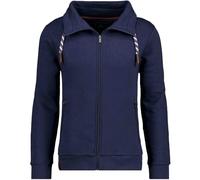 RAGMAN Herren Stehkragen-Sweatjacke Dunkelblau-711, 4XL