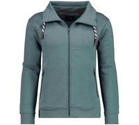 RAGMAN Herren Stehkragen-Sweatjacke Grün-382, L