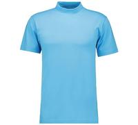 RAGMAN Herren Stehkragenshirt Kurzarm Amparo blau-738, 3XL