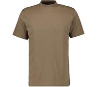 RAGMAN Herren Stehkragenshirt Kurzarm Kastanie-089, 3XL