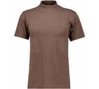 RAGMAN Herren Stehkragenshirt Kurzarm Mokka-083, 3XL