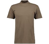 RAGMAN Herren Stehkragenshirt Kurzarm Mokka-835, 6XL