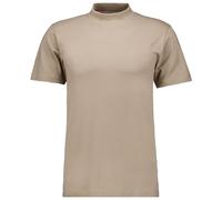 RAGMAN Herren Stehkragenshirt Kurzarm Walnuss-875, M