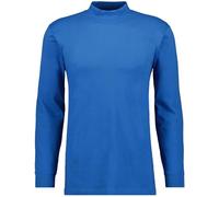 RAGMAN Herren Stehkragenshirt Langarm Blau-718, 3XL