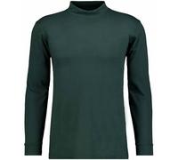 RAGMAN Herren Stehkragenshirt Langarm XL, Dunkelgrün-386