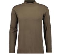 RAGMAN Herren Stehkragenshirt Langarm Mokka-835, XXL