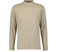 RAGMAN Herren Stehkragenshirt Langarm XL, Beige-Melange-081