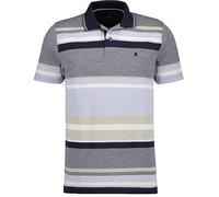 RAGMAN Herren Streifen-Polo, Pima-Baumwolle (DE/NL/SE/PL, Alphanumerisch, XXL, Regular, Regular, Violet-421)